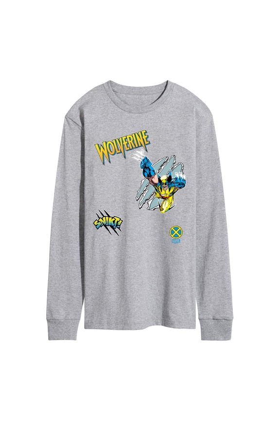 - Wolverine Icons - Men's Long Sleeve Graphic T-Shirt