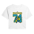 thumbnail image 1 of Marvel - Wolverine Jersey - Juniors Cropped Graphic T-Shirt, 1 of 4