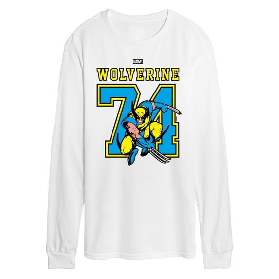 Marvel - Wolverine Jersey - Men's Long Sleeve Graphic T-Shirt