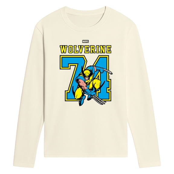 Marvel - Wolverine Jersey - Men's Long Sleeve Graphic T-Shirt