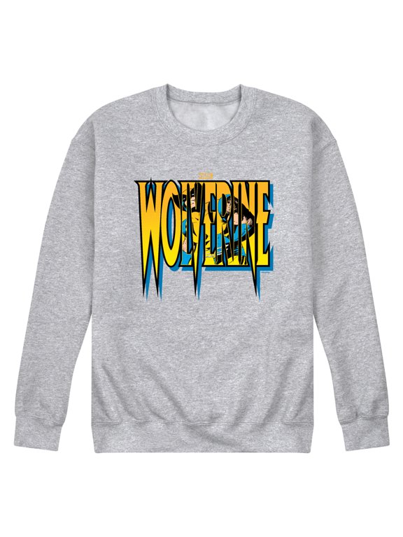 - Wolverine Logo Men's Graphic Fleece Sweatshirt