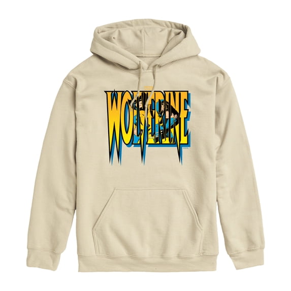 Marvel - Wolverine Logo - Men's Fleece Hoodie Sweatshirt