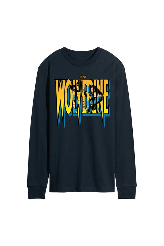 Wolverine - Logo - Men's Long Sleeve Graphic T-Shirt