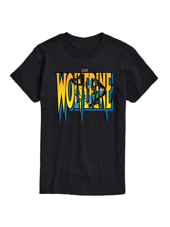 - Wolverine Logo Men's Short Sleeve Graphic T-Shirt