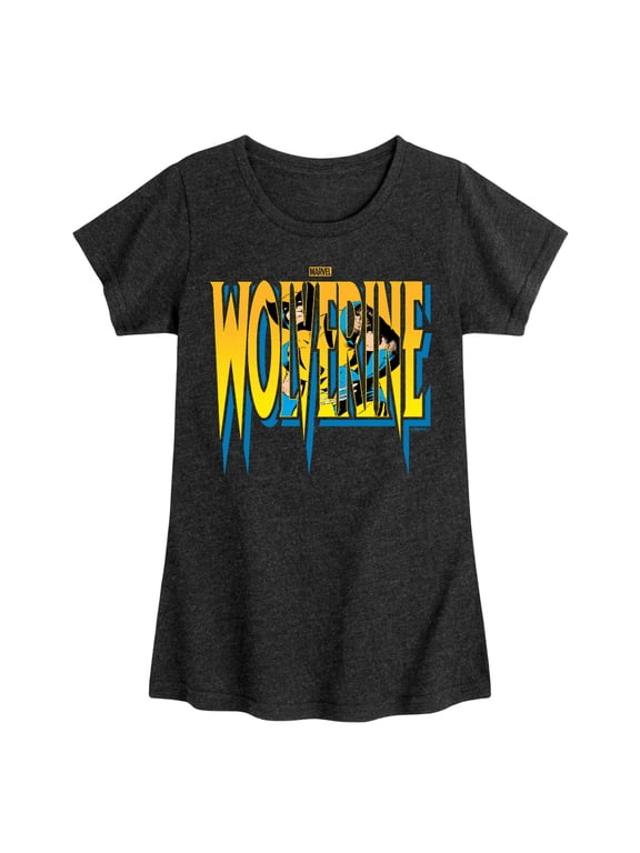 Wolverine - Logo - Toddler and Youth Girls Fitted Short Sleeve Graphic T-Shirt