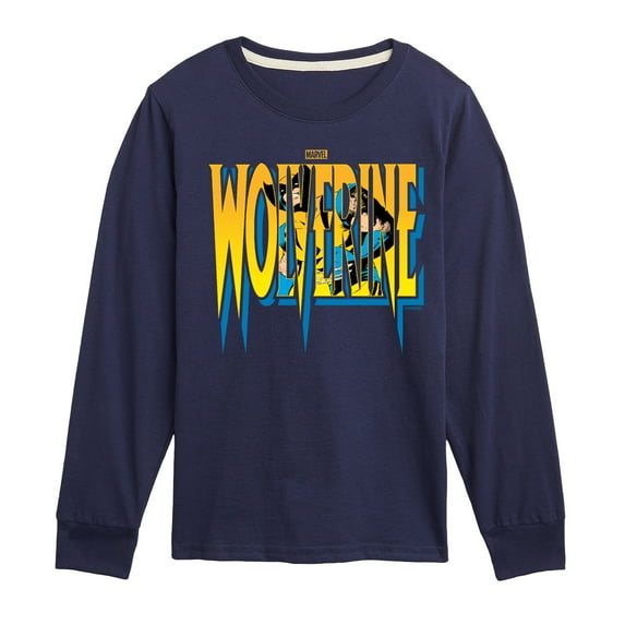 Marvel Wolverine - Logo - Toddler and Youth Long Sleeve Graphic T-Shirt