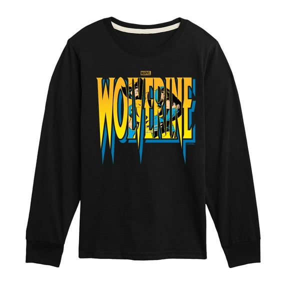 Marvel Wolverine - Logo - Toddler and Youth Long Sleeve Graphic T-Shirt