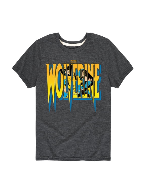 - Wolverine Logo Boys' Short Sleeve Graphic T-Shirt
