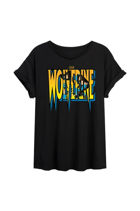 Wolverine - Logo - Women's Oversized Graphic T-Shirt