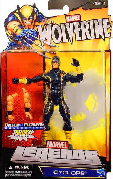 Marvel Wolverine Marvel Legends Puck Series Cyclops Exclusive Action Figure