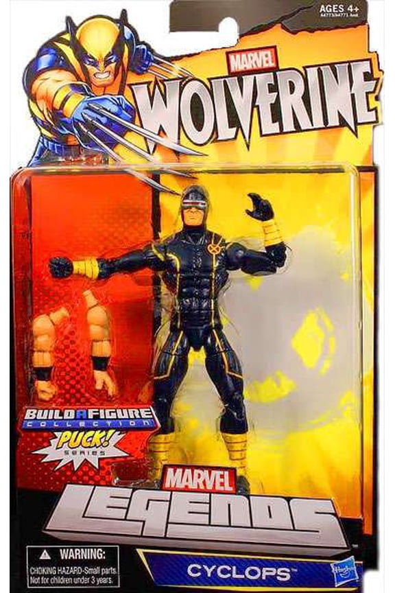 Wolverine Marvel Legends Puck Series Cyclops Exclusive Action Figure