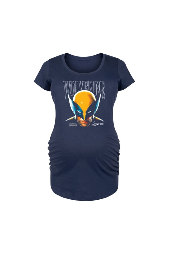 Wolverine - Masked Face - Maternity Scoop Neck Graphic T-Shirt