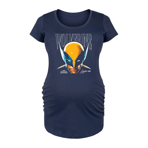 Marvel Wolverine - Masked Face - Maternity Scoop Neck Graphic T-Shirt
