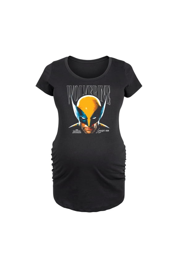 Wolverine - Masked Face - Maternity Scoop Neck Graphic T-Shirt