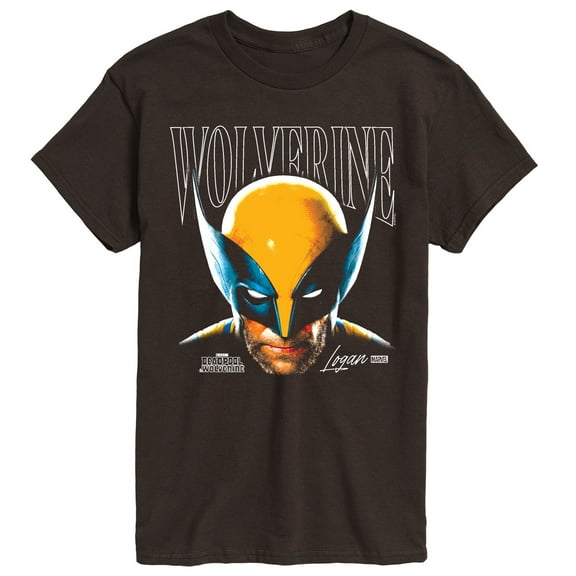 Marvel Wolverine - Masked Face - Men's Short Sleeve Graphic T-Shirt