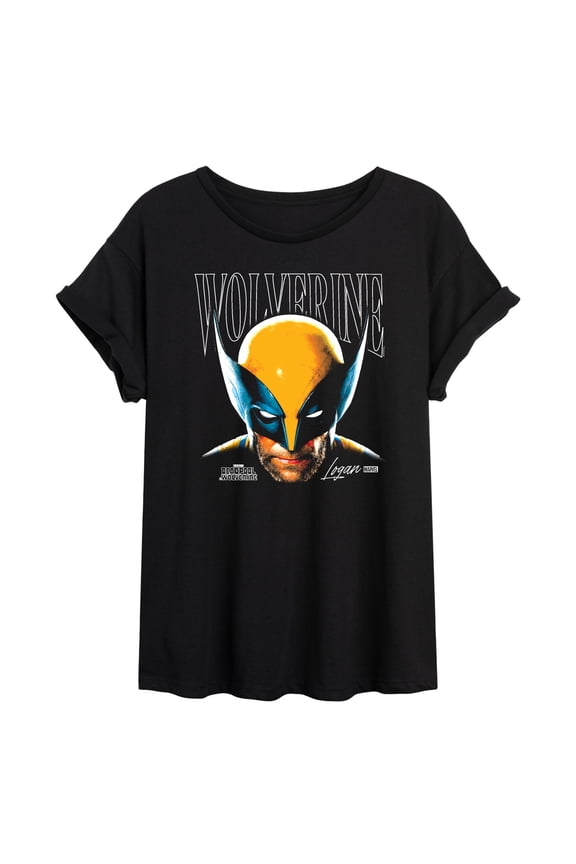 Wolverine - Masked Face - Women's Oversized Graphic T-Shirt