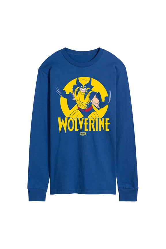 - Wolverine Negative Space - Men's Long Sleeve Graphic T-Shirt