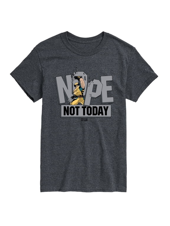 - Wolverine Nope Not Today Men's Short Sleeve Graphic T-Shirt