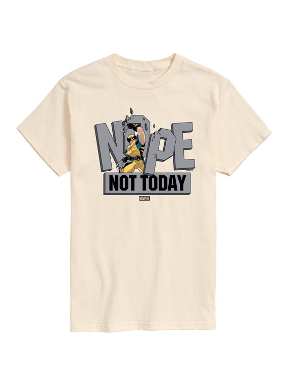 - Wolverine Nope Not Today Men's Short Sleeve Graphic T-Shirt