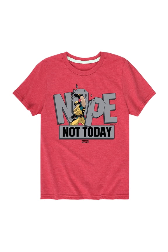 Wolverine - Nope Not Today - Toddler and Youth Short Sleeve Graphic T-Shirt
