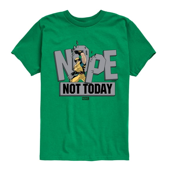 Marvel Wolverine - Nope Not Today - Toddler and Youth Short Sleeve Graphic T-Shirt