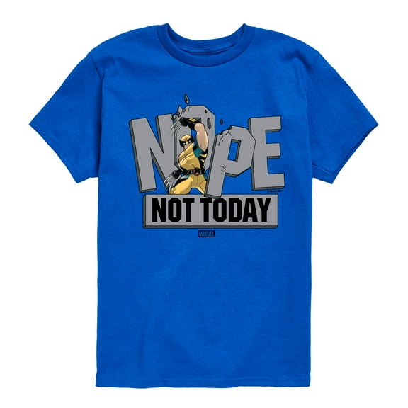 Marvel Wolverine - Nope Not Today - Toddler and Youth Short Sleeve Graphic T-Shirt