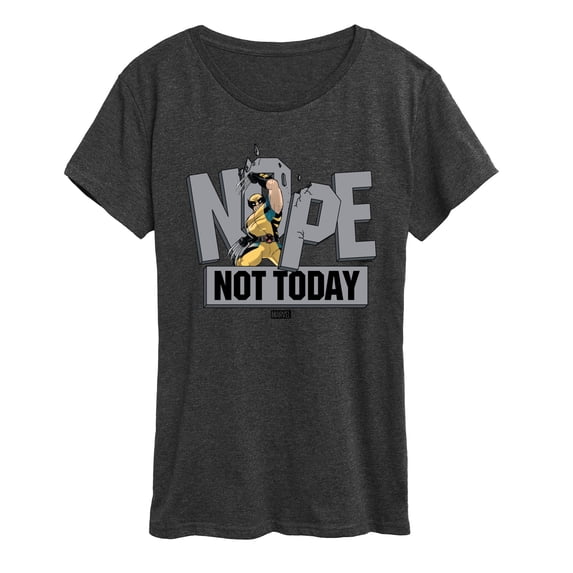 Marvel Wolverine - Nope Not Today - Women's Short Sleeve Graphic T-Shirt