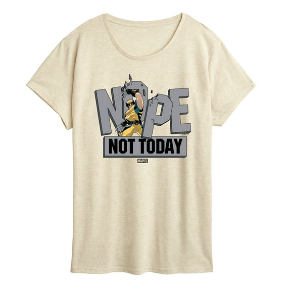 Marvel Wolverine - Nope Not Today - Women's Short Sleeve Graphic T-Shirt