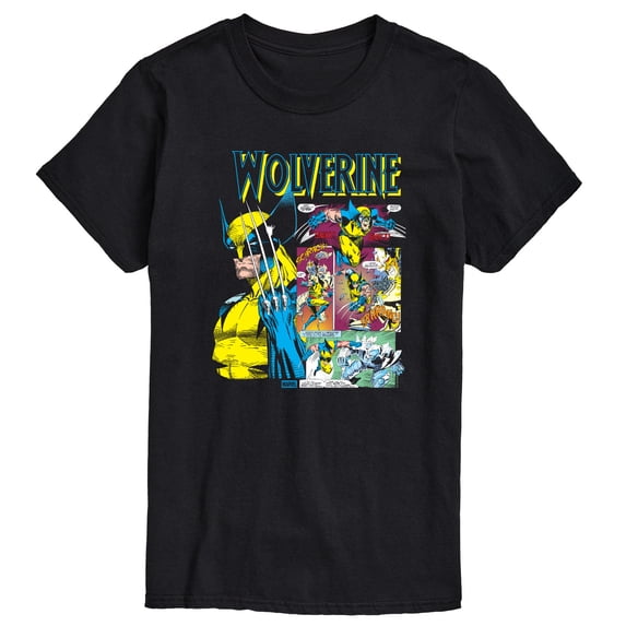 Wolverine - Wolverine Panel Portrait Men's Short Sleeve Graphic T-Shirt