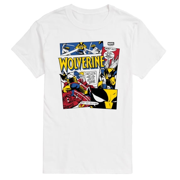 Marvel - Wolverine Panels Collage - Men's Short Sleeve Graphic T-Shirt