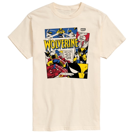 Marvel - Wolverine Panels Collage - Men's Short Sleeve Graphic T-Shirt