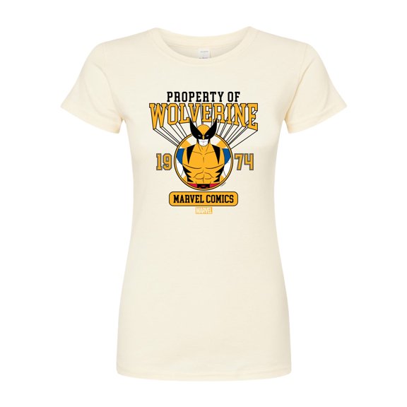 Marvel Wolverine - Property Of - Juniors Fitted Graphic T-Shirt