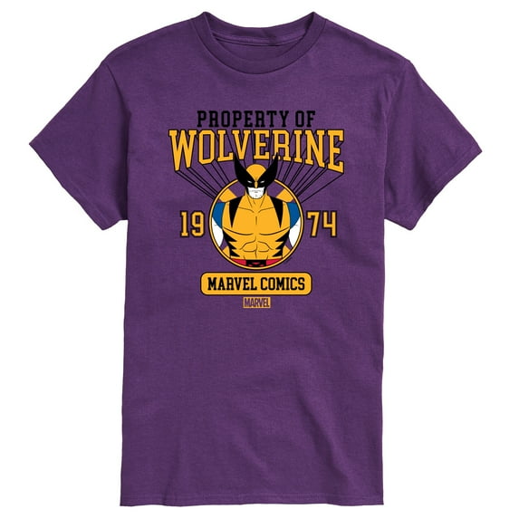 Marvel Wolverine - Property Of - Men's Short Sleeve Graphic T-Shirt