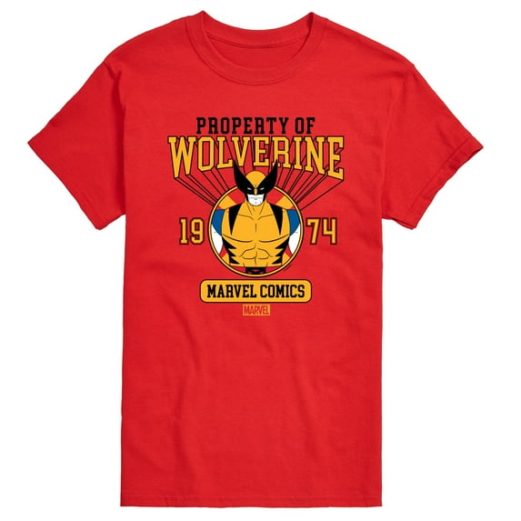 Marvel Wolverine - Property Of - Men's Short Sleeve Graphic T-Shirt