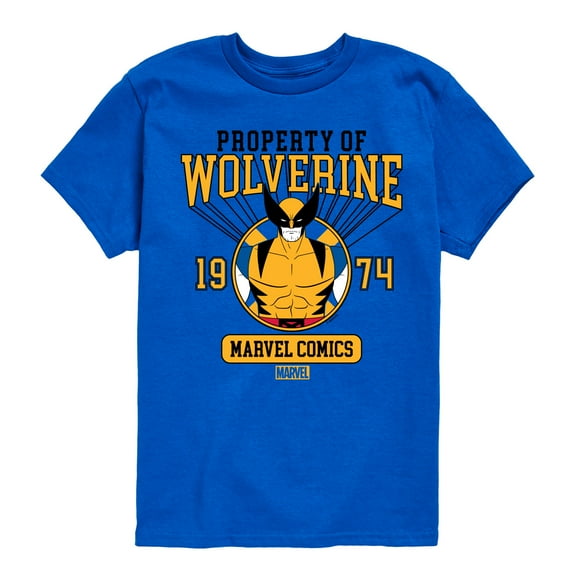 Marvel Wolverine - Property Of - Toddler and Youth Short Sleeve Graphic T-Shirt