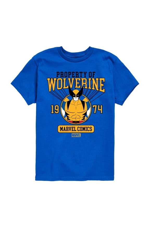 Wolverine - Property Of - Toddler and Youth Short Sleeve Graphic T-Shirt