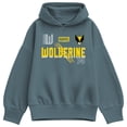 thumbnail image 1 of Marvel - Wolverine Racing Jersey - Ladies Oversized Fleece Hoodie Sweatshirt, 1 of 3