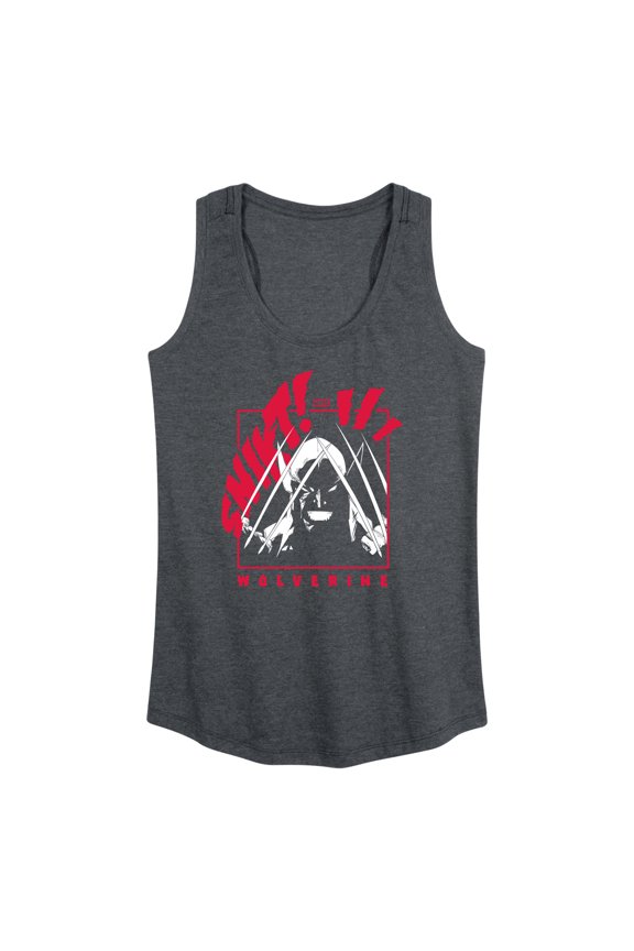 - Wolverine Red Box - Women's Racerback Graphic Tank
