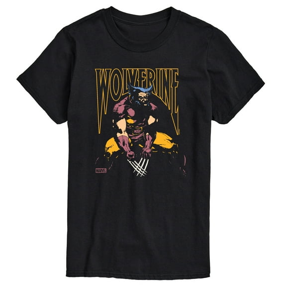 Marvel Wolverine - Silhouette - Men's Short Sleeve Graphic T-Shirt