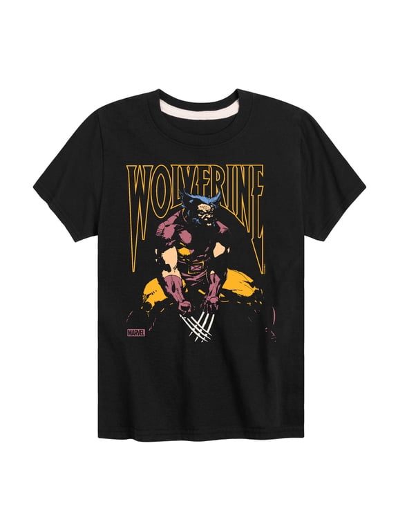 - Wolverine Silhouette Boys' Short Sleeve Graphic T-Shirt
