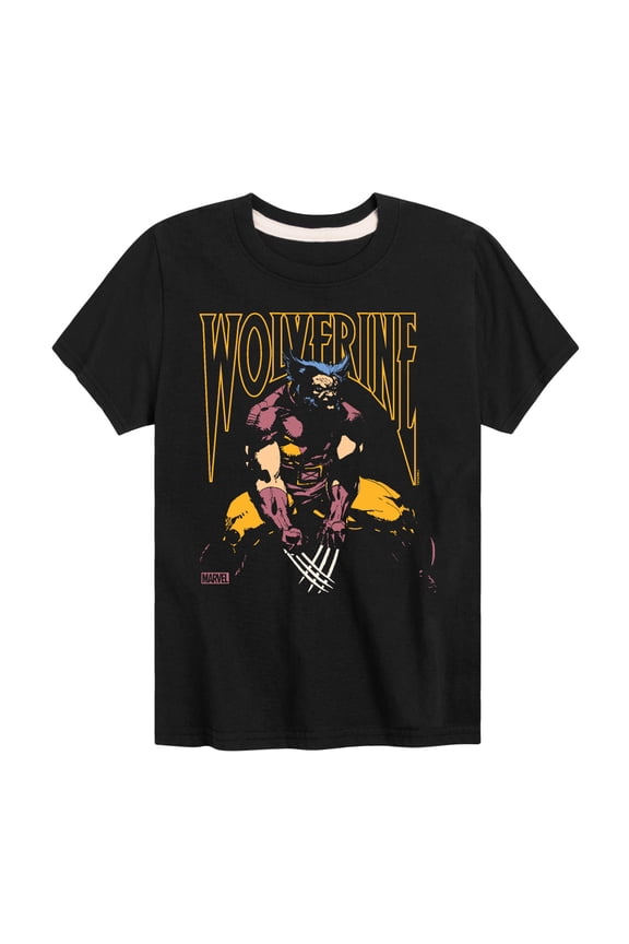 Wolverine - Silhouette - Toddler and Youth Short Sleeve Graphic T-Shirt