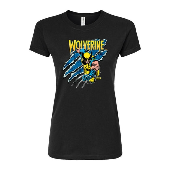 Marvel Wolverine - Slash - Juniors Fitted Graphic T-Shirt