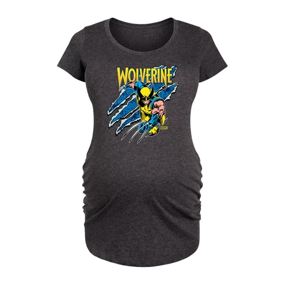 Marvel Wolverine - Slash - Maternity Scoop Neck Graphic T-Shirt