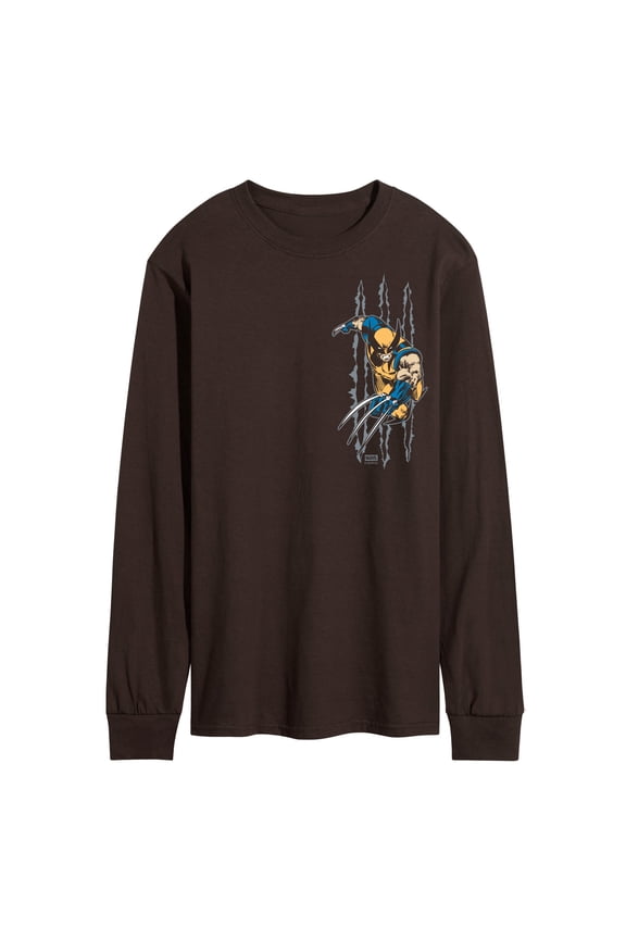 - Wolverine Slash - Men's Long Sleeve Graphic T-Shirt