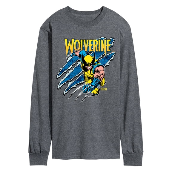 Marvel Wolverine - Slash - Men's Long Sleeve Graphic T-Shirt