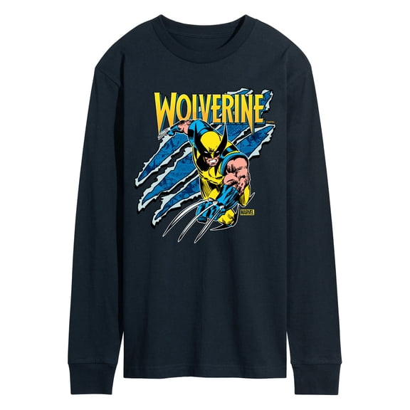Marvel Wolverine - Slash - Men's Long Sleeve Graphic T-Shirt