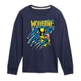 thumbnail image 1 of Marvel Wolverine - Slash - Toddler and Youth Long Sleeve Graphic T-Shirt, 1 of 5