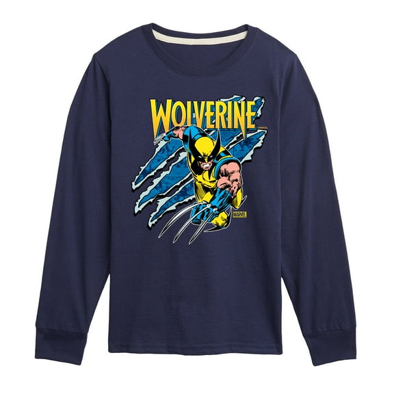 Marvel Wolverine - Slash - Toddler and Youth Long Sleeve Graphic T-Shirt