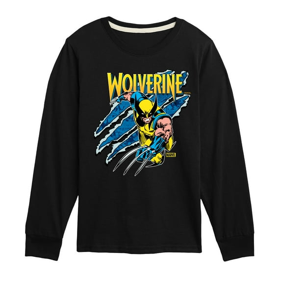 Marvel Wolverine - Slash - Toddler and Youth Long Sleeve Graphic T-Shirt