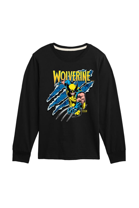 Wolverine - Slash - Toddler and Youth Long Sleeve Graphic T-Shirt